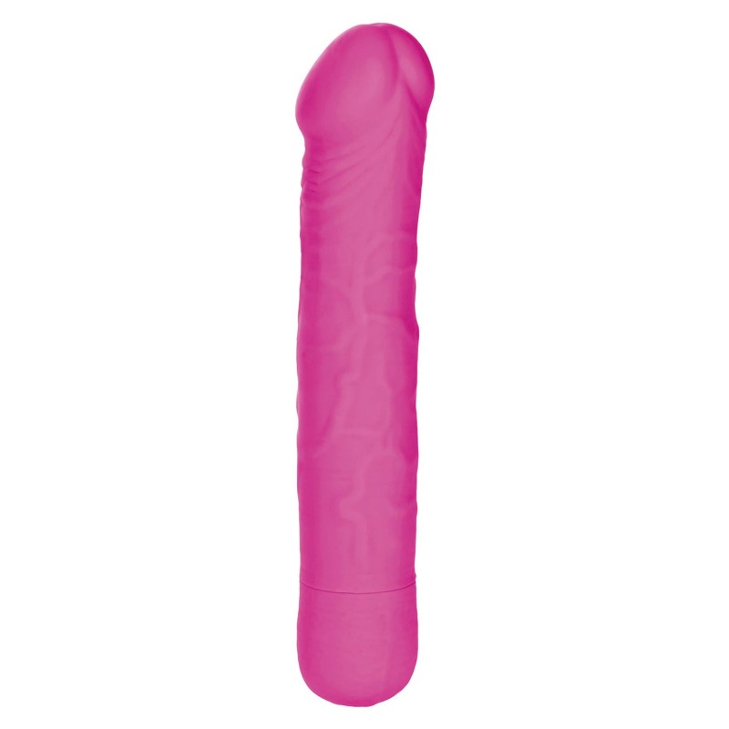 Wibrator klasyczny sztuczny penis silikon róż 17cm